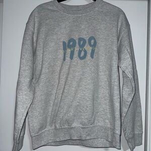 Taylor Swift Gray Spotify Limited Edition Crewneck